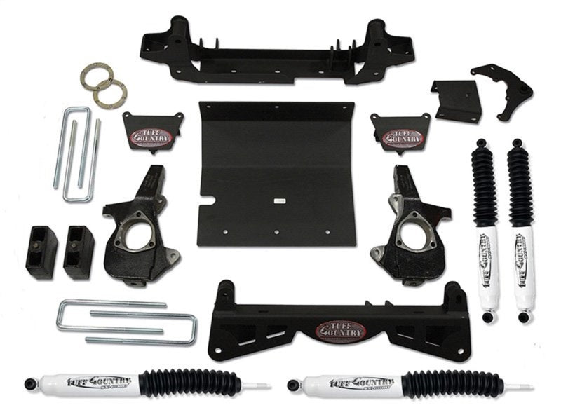 TUF Lift Kits - Tuff Country 01-10 Chevy Silverado 2500HD 4x4 4in Lift Kit (w/3pc Sub Frame No Shocks)