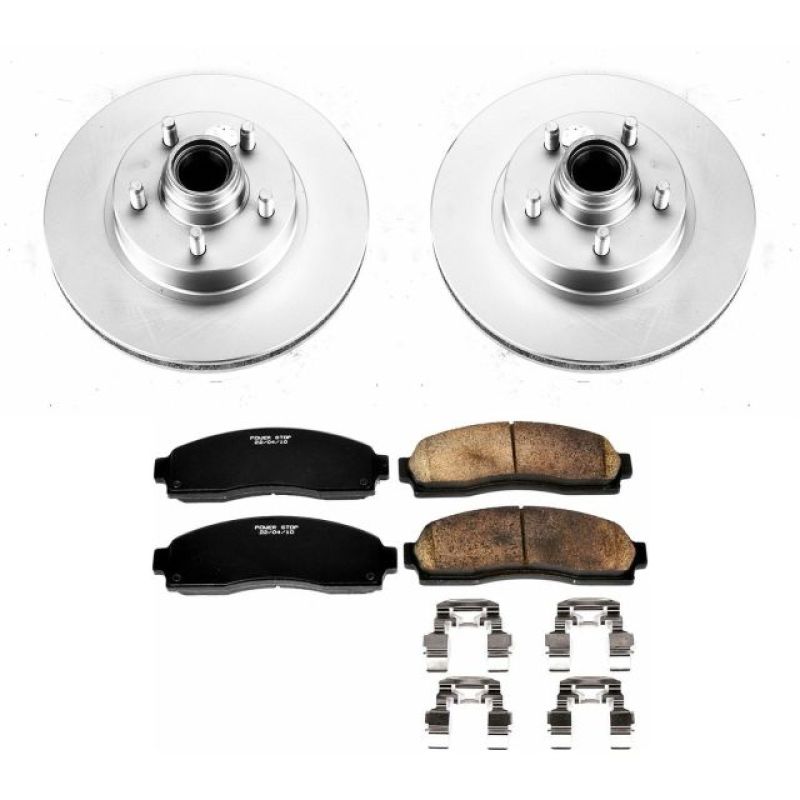 PSB Z17 Evolution Coated Kit - Power Stop 03-09 Ford Ranger Front Z17 Evolution Geomet Coated Brake Kit