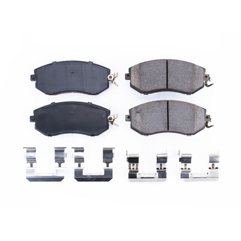 PSB Z17 Evolution Brake Pads - Power Stop 13-16 Scion FR-S Front Z17 Evolution Ceramic Brake Pads w/Hardware