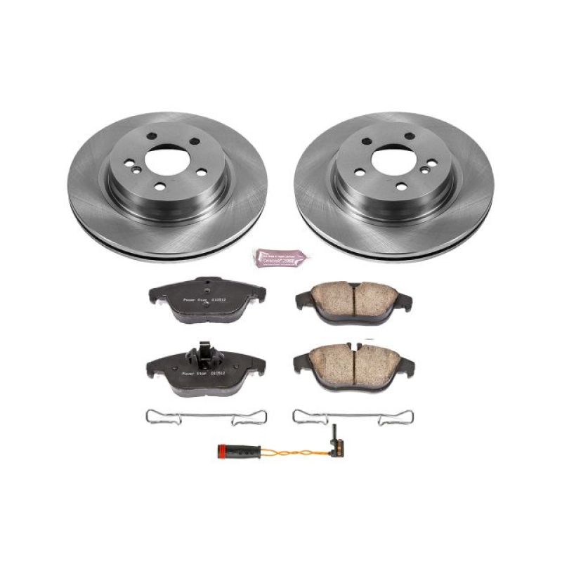 PSB Autospecialty Kit - Power Stop 12-15 Mercedes-Benz C250 Rear Autospecialty Brake Kit