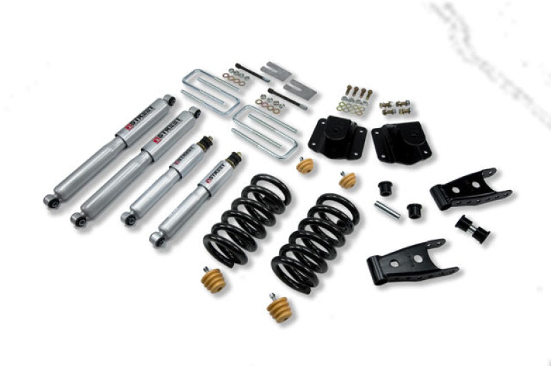 BT Lower Kit w SP Shocks - Belltech LOWERING KIT WITH SP SHOCKS