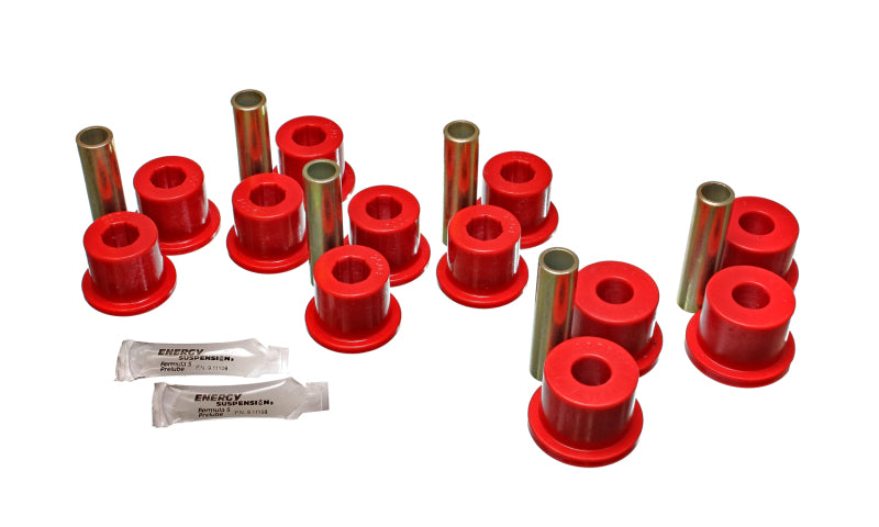 ES Spring/Shackle Bush - Red - Energy Suspension GM 2 & 4 X Rear Spring Bushing - Red