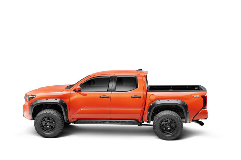 GOR Frame Mount Sliders - Go Rhino 2024 Toyota Tacoma DC 4dr Xtreme Frame Mount Sliders - Tex. Blk