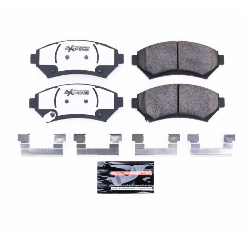 PSB Z26 Extreme Brake Pads - Power Stop 97-05 Buick Century Front Z26 Extreme Street Brake Pads w/Hardware