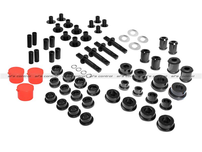 AFE Suspension Bushings - aFe Control Arm Bushing/Sleeve Set 06-13 Chevrolet Corvette C6 Z06/ZR1 Black