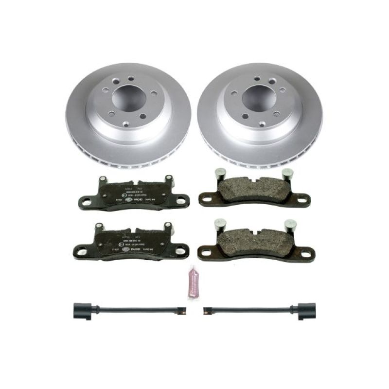 PSB Euro-Stop Kit - Power Stop 11-18 Porsche Cayenne Rear Euro-Stop Brake Kit
