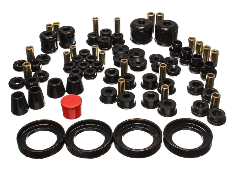 ES Hyper-Flex Sets - Black - Energy Suspension 97-01 Honda Prelude (Type SH Only) Black Hyper-Flex Master Bushing Set
