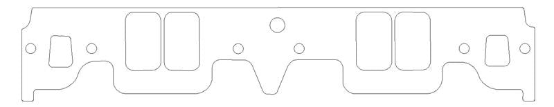 CG Intake Gaskets - Cometic Chevrolet Gen-1 Small Block V8 .059in CFM-20 Intake Manifold Gasket Set - Brodix WP247 Head