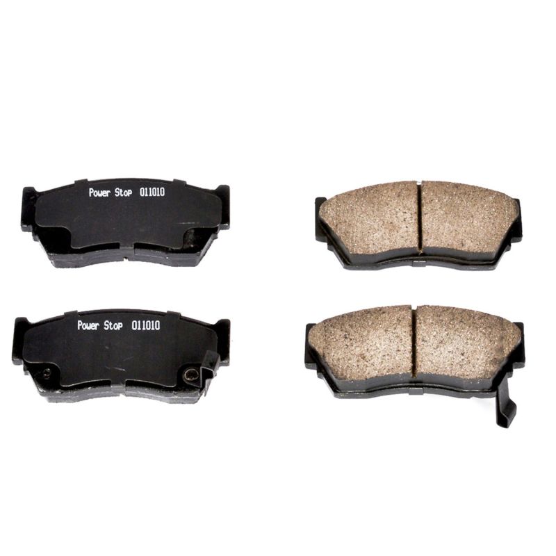 PSB Z16 Evolution Brake Pads - Power Stop 91-93 Nissan NX Front Z16 Evolution Ceramic Brake Pads