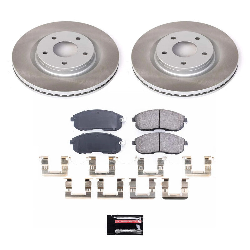 PSB Semi-Coated Rotor Kits - Power Stop 2019 Nissan Sentra Front Semi-Coated Rotor Kit