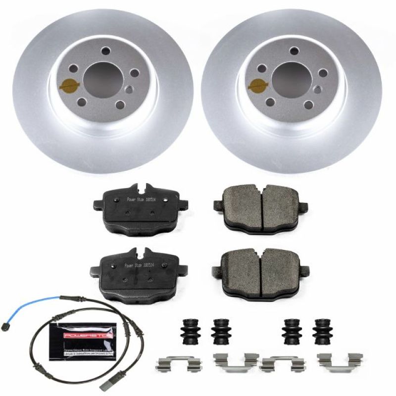 PSB Z23 Evolution Coated Kit - Power Stop 11-16 BMW 550i Rear Z23 Evolution Sport Coated Brake Kit