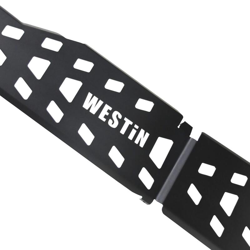 WES Skid Plates - Westin 18-22 Jeep Wrangler JLU 4dr. (Excl. 4xe) Gas Tank Skid Plate - Tex. Blk