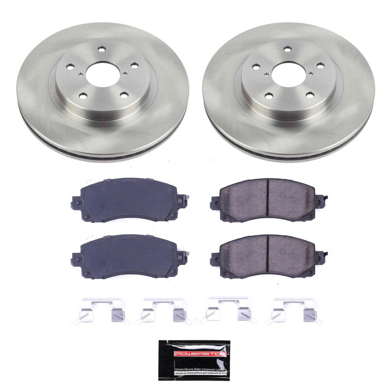 PSB Semi-Coated Rotor Kits - Power Stop 19-22 Subaru Forester Front Semi-Coated Rotor Kit
