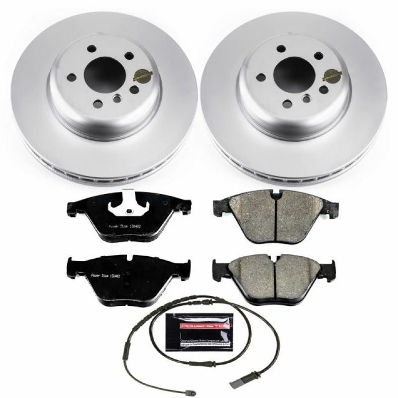 PSB Z23 Evolution Coated Kit - Power Stop 14-16 BMW 535d Front Z23 Evolution Sport Coated Brake Kit
