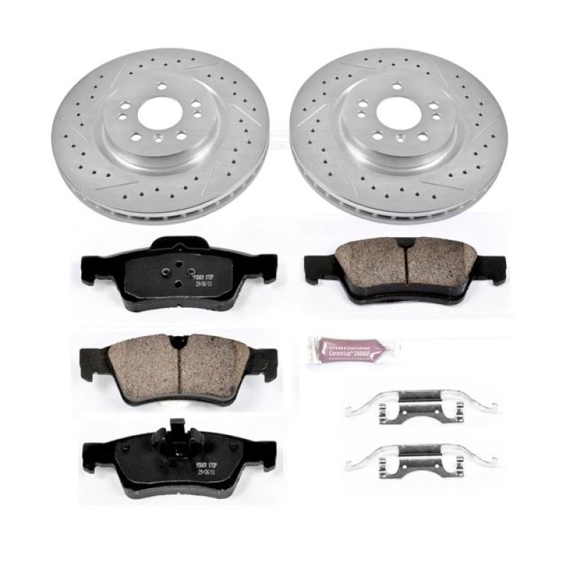 PSB Z23 Evolution Kit - Power Stop 10-11 Mercedes-Benz ML450 Rear Z23 Evolution Sport Brake Kit