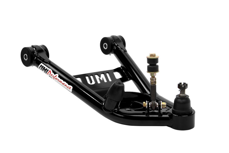 UMI Control Arm Kits - UMI Performance 64-72 GM A-Body Tubular Upper & Lower Front A-Arm Kit - Black