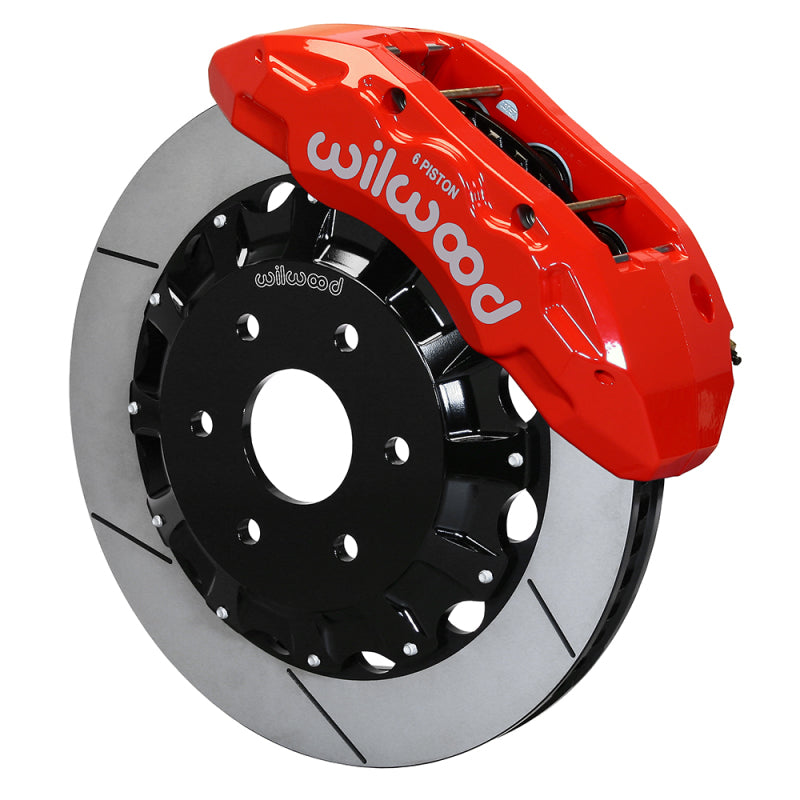 WIL TX6R Brake Kit - Wilwood 21-25 RAM 1500 TRX/RHO TX6R Red Front Big Brake Kit - 16.00x1.36