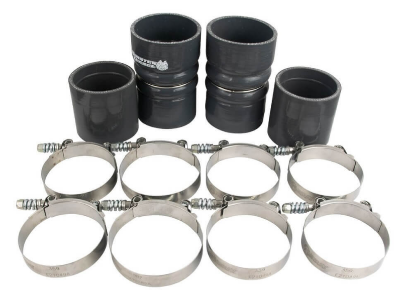 SIN Silicone Hoses - Sinister Diesel 99.5-03 Ford Powerstroke 7.3L Hose & Clamp Kit