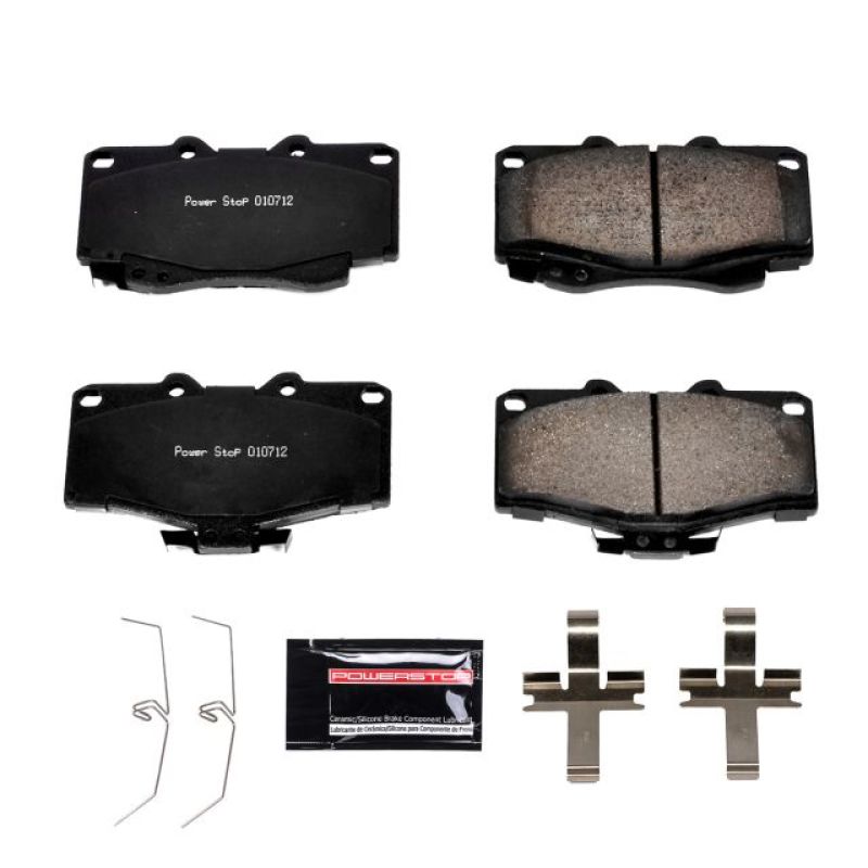 PSB Z23 Evolution Brake Pads - Power Stop 96-02 Toyota 4Runner Front Z23 Evolution Sport Brake Pads w/Hardware
