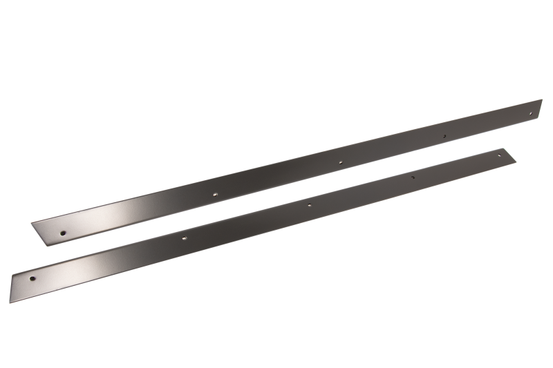 KEN Rocker Guards - Kentrol 55-83 Jeep CJ5 Rocker Guards Black Powdercoat Stainless