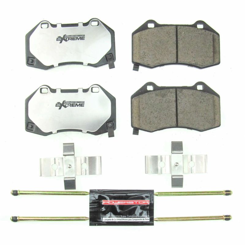 PSB Z26 Extreme Brake Pads - Power Stop 17-18 Fiat 124 Spider Front Z26 Extreme Street Brake Pads w/Hardware