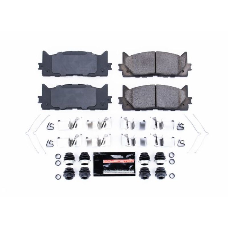PSB Z23 Evolution Brake Pads - Power Stop 13-18 Lexus ES300h Front Z23 Evolution Sport Brake Pads w/Hardware
