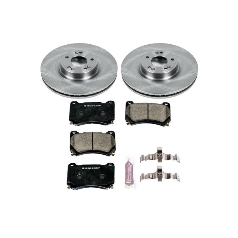 PSB Autospecialty Kit - Power Stop 09-14 Hyundai Genesis Front Autospecialty Brake Kit