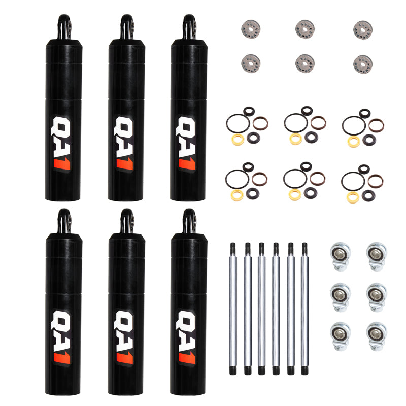 QAP 5Q Series Shocks - QA1 22.63 T-Bar/Poly V-None Dry Shock Large Steel 14.3 - 6 Pack