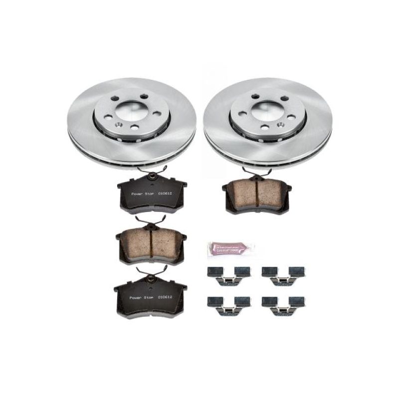 PSB Autospecialty Kit - Power Stop 00-06 Audi TT Quattro Rear Autospecialty Brake Kit