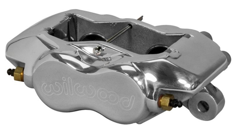 WIL Dynalite Caliper - Wilwood Caliper-Forged Dynalite Polished 1.62in Pistons .38in Disc