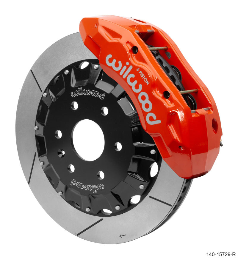 WIL TX6R Brake Kit - Wilwood TX6R Big Brake Truck Front Brake Kit 16in Rotor Red w/ Lines 19-25 Cadillac/Chevrolet/GMC