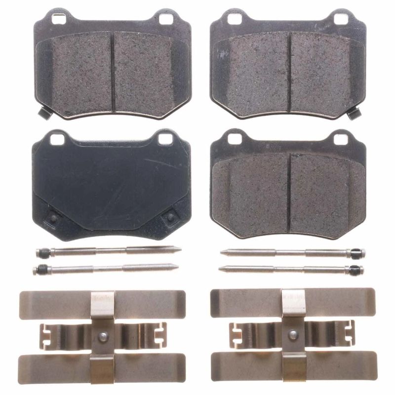 PSB Z17 Evolution Brake Pads - Power Stop 18-19 Subaru WRX STi Rear Z17 Evolution Ceramic Brake Pads w/Hardware