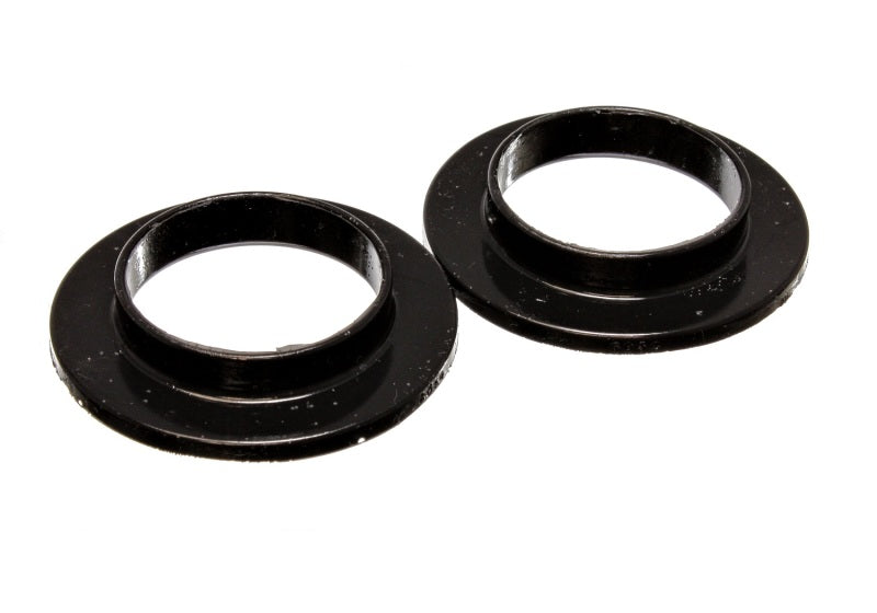 ES Spring Isolators - Black - Energy Suspension Universal 2 3/16in ID 3 1/2in OD 11/16in H Black Coil Spring Isolators (2 per set)