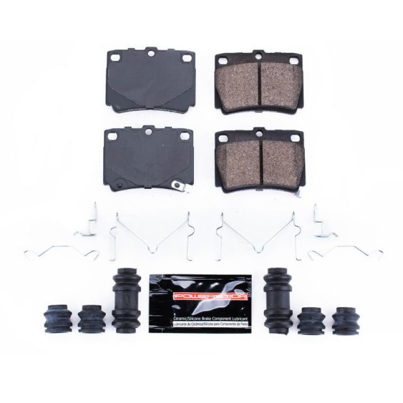PSB Z23 Evolution Brake Pads - Power Stop 97-04 Mitsubishi Montero Sport Rear Z23 Evolution Sport Brake Pads w/Hardware