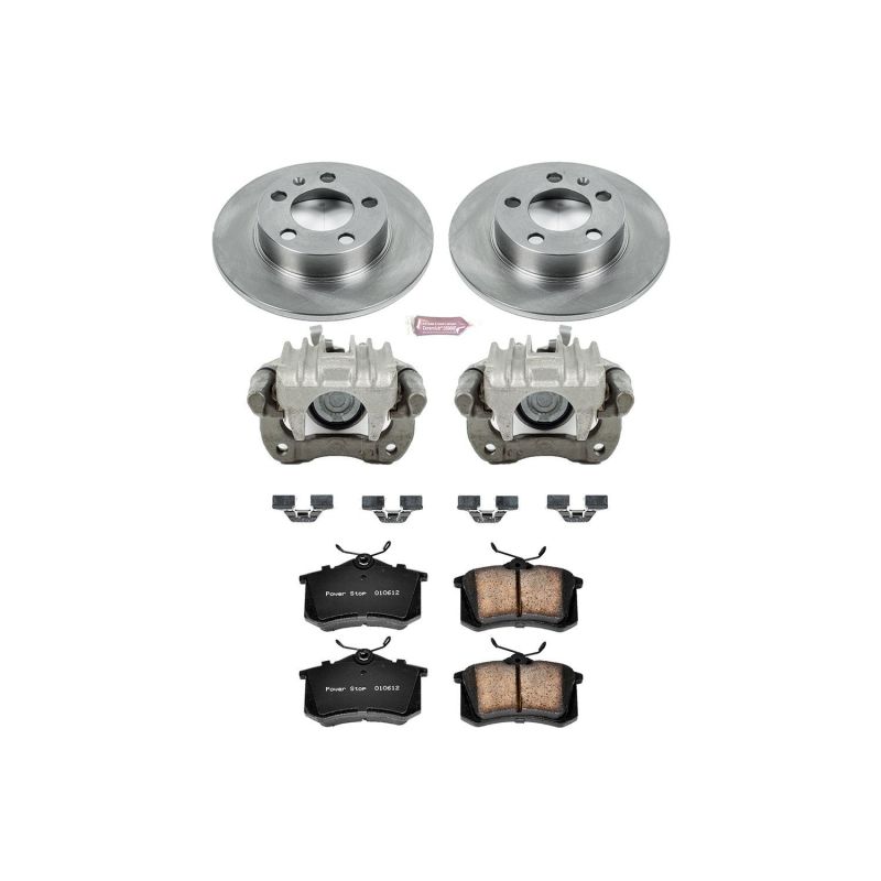 PSB Autospecialty Kit w/Cals - Power Stop 98-10 Volkswagen Beetle Rear Autospecialty Brake Kit w/Calipers