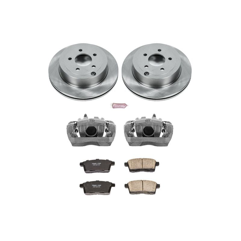 PSB Autospecialty Kit w/Cals - Power Stop 07-10 Ford Edge Rear Autospecialty Brake Kit w/Calipers