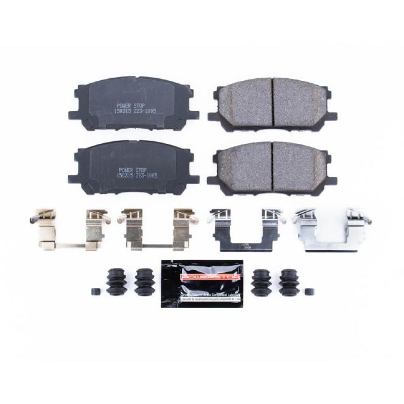 PSB Z23 Evolution Brake Pads - Power Stop 04-06 Lexus RX330 Front Z23 Evolution Sport Brake Pads w/Hardware