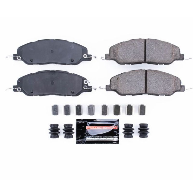 PSB Z23 Evolution Brake Pads - Power Stop 11-14 Ford Mustang Front Z23 Evolution Sport Brake Pads w/Hardware