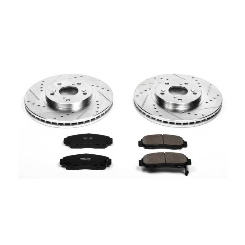PSB Z23 Evolution Kit - Power Stop 01-03 Acura CL Front Z23 Evolution Sport Brake Kit