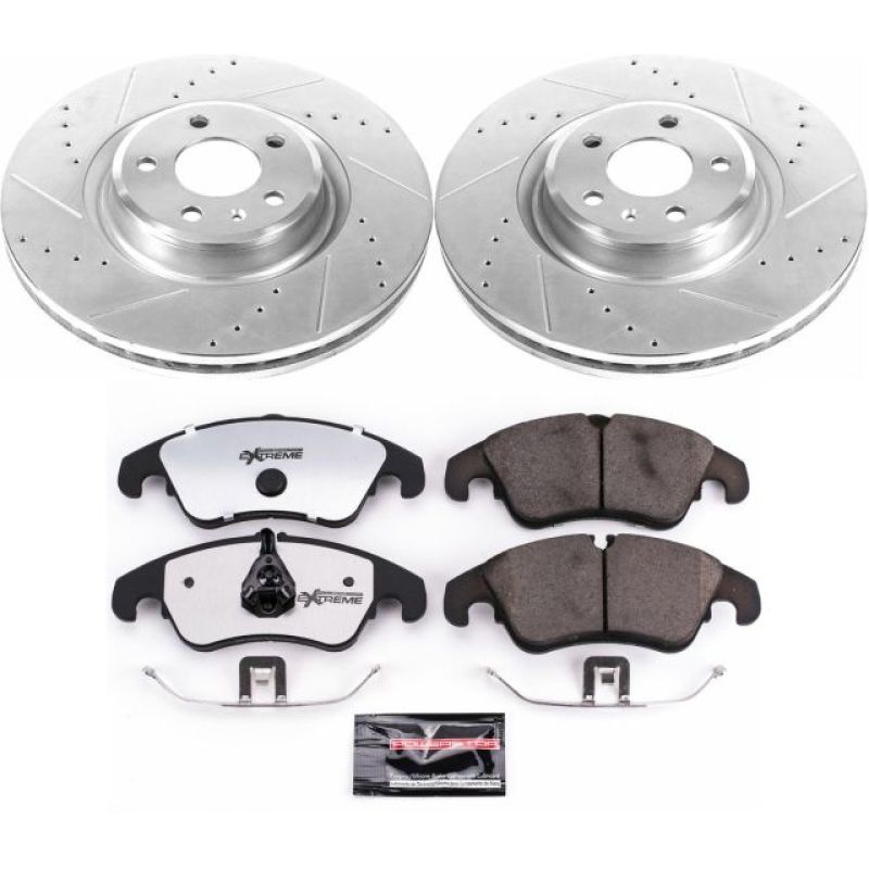 PSB Z26 Street Warrior Kit - Power Stop 14-18 Audi A6 Front Z26 Street Warrior Brake Kit