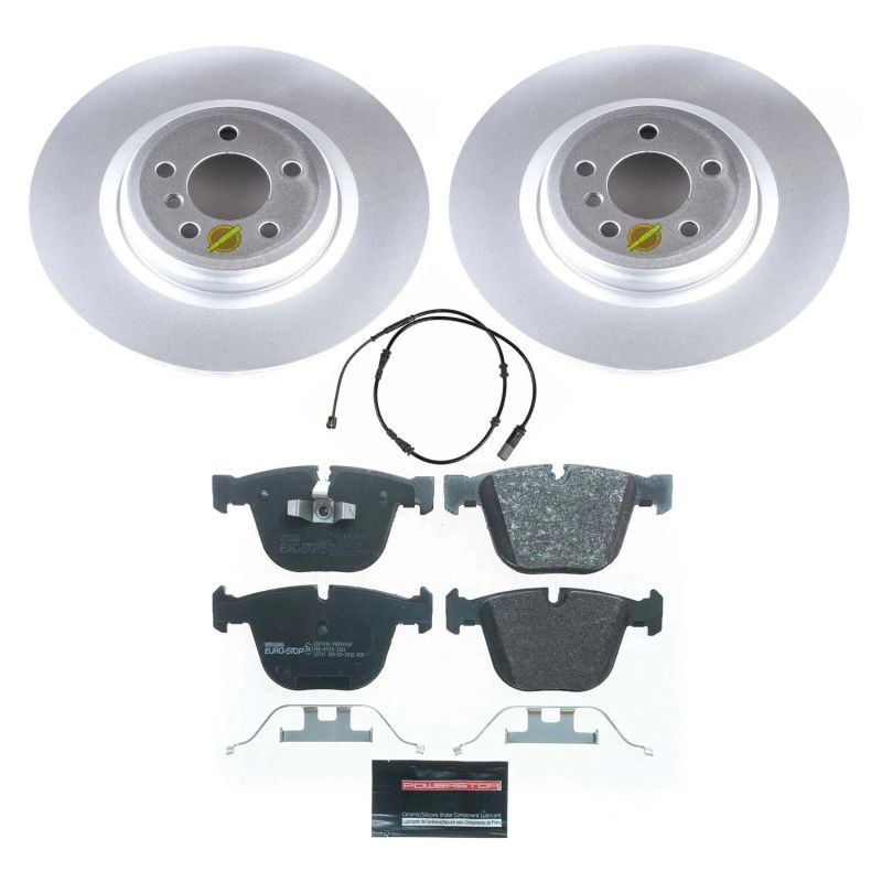 PSB Euro-Stop Kit - Power Stop 11-15 BMW 750Li Rear Euro-Stop Brake Kit