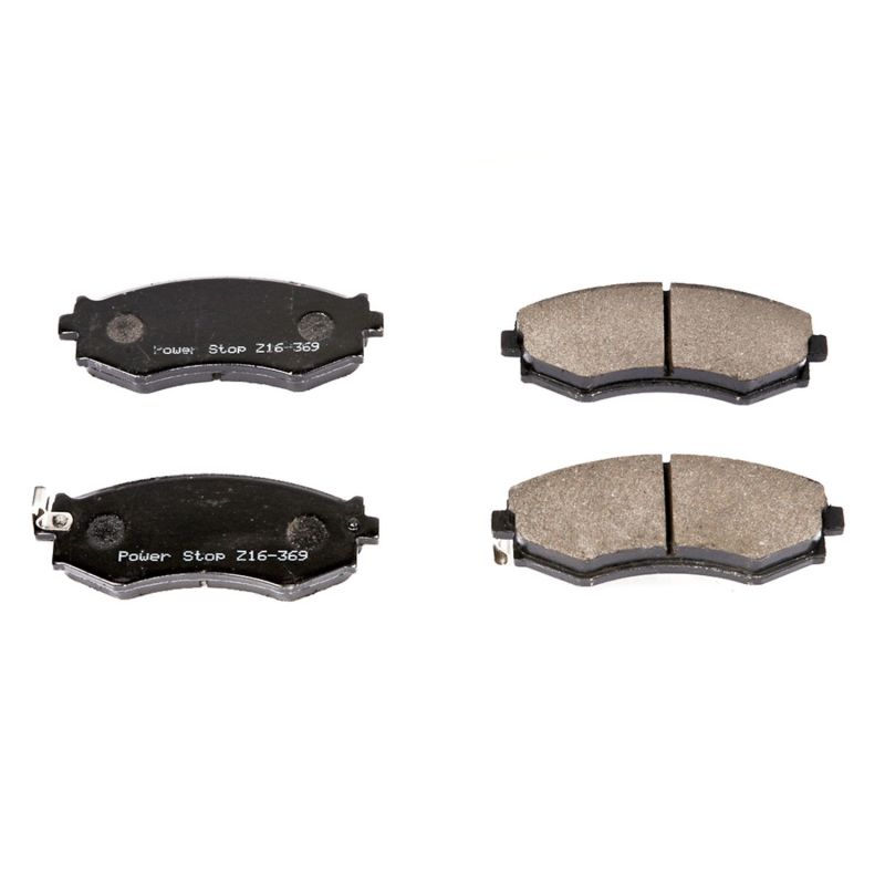 PSB Z16 Evolution Brake Pads - Power Stop 91-96 Infiniti G20 Front Z16 Evo Ceramic Brake Pad