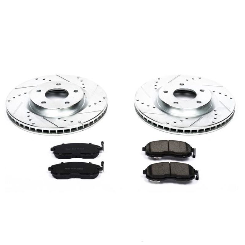 PSB Z23 Evolution Kit - Power Stop 07-12 Nissan Sentra Front Z23 Evolution Sport Brake Kit