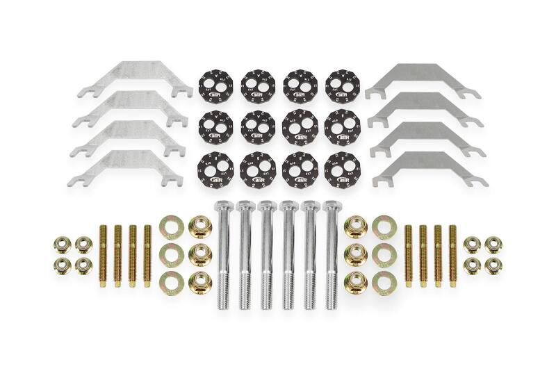 BMR Camber Bolts - BMR 97-04 Chevrolet Corvette C5 Upper & Lower Control Arms Camber Bolt & Stud Kit - Bare