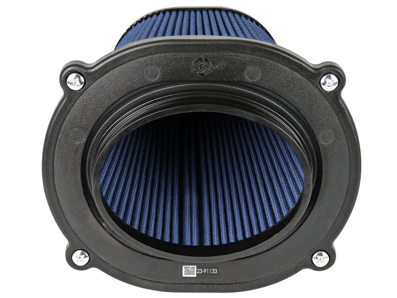 AFE Quantum Intakes - aFe Quantum Pro-5 R Air Filter Inverted Top - 5.5inx4.25in Flange x 9in Height - Oiled P5R