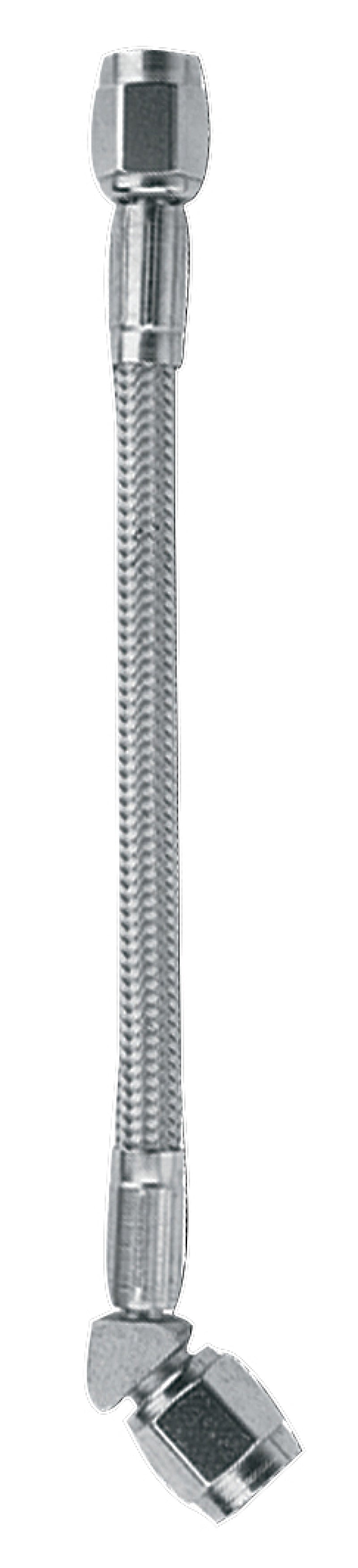 FRA Brake Lines - Fragola -3AN Clear Covered Assembly Straight x 45 Degree 48in