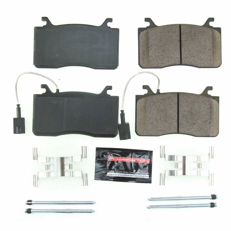 PSB Z23 Evolution Brake Pads - Power Stop 17-18 Alfa Romeo Giulia Front Z23 Evolution Sport Brake Pads w/Hardware