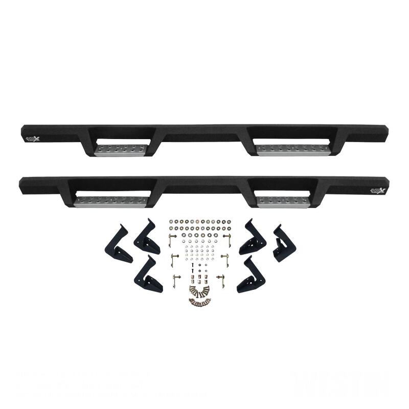 WES Nerf Bars - HDX Drop - Westin 09-14 Ford F-150 Supercrew HDX Stainless Drop Nerf Step Bars - Tex. Blk