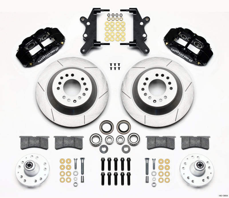 WIL Superlite Brake Kit - Wilwood Narrow Superlite 6R Front Hub & 1PC Rtr Kit 12.88in 60-68 Ford / Mercury Full Size / Galaxie