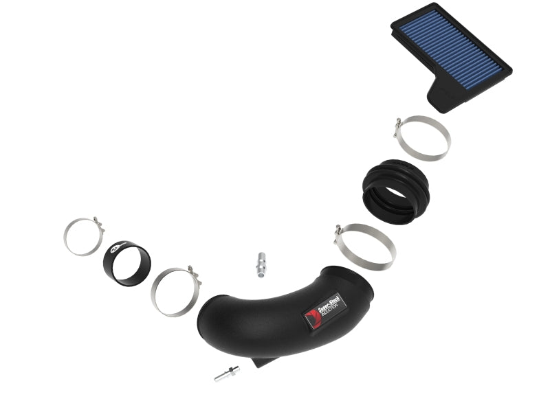 AFE Super Stock Induction System - aFe MagnumFORCE Intake Super Stock Pro 5R Media 18-20 Ford Mustang GT V8-5.0L